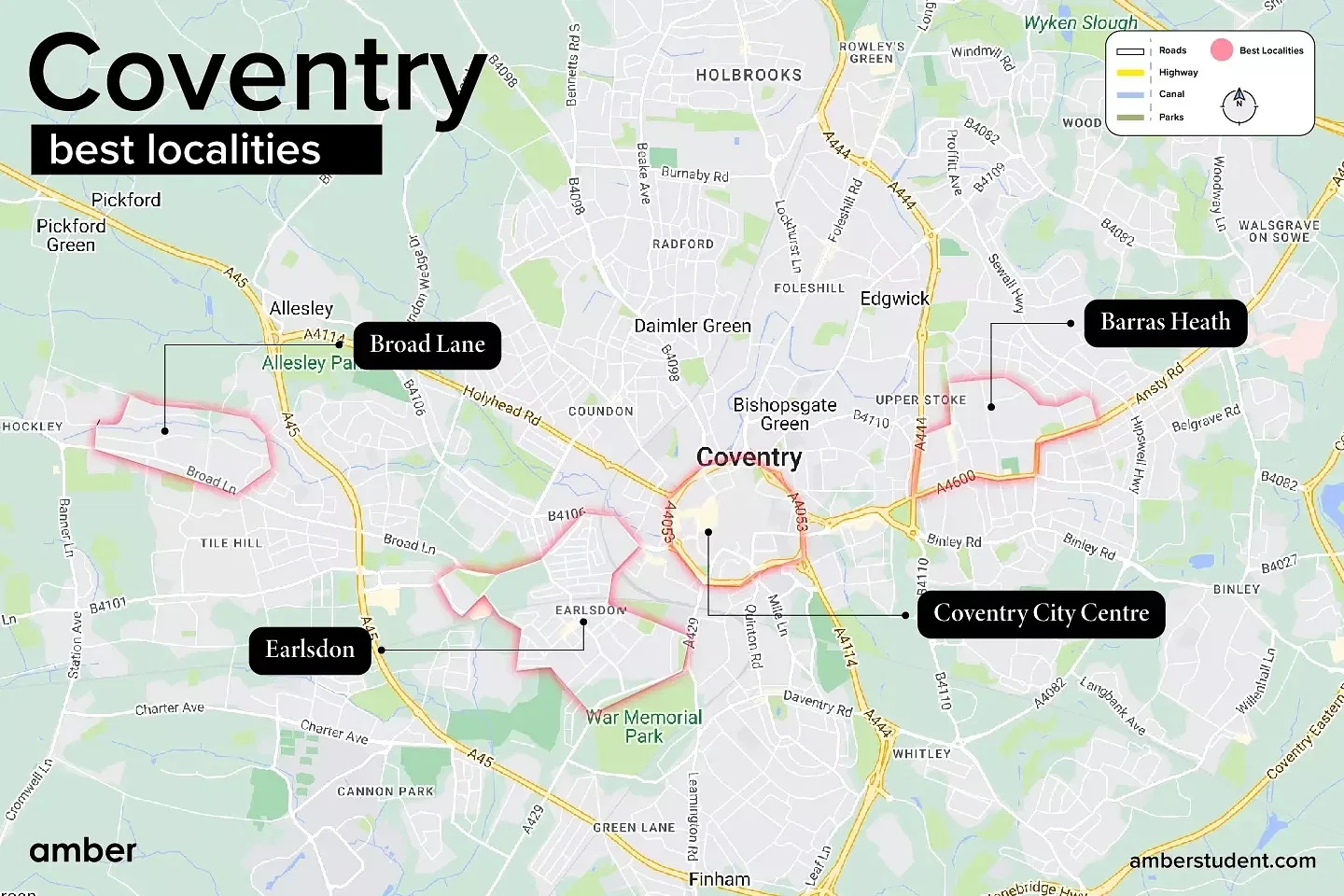 Coventry best localities 