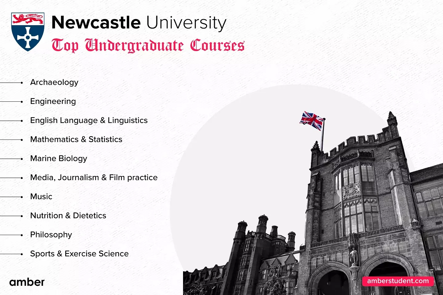 Undergraduate courses at Newcastle University