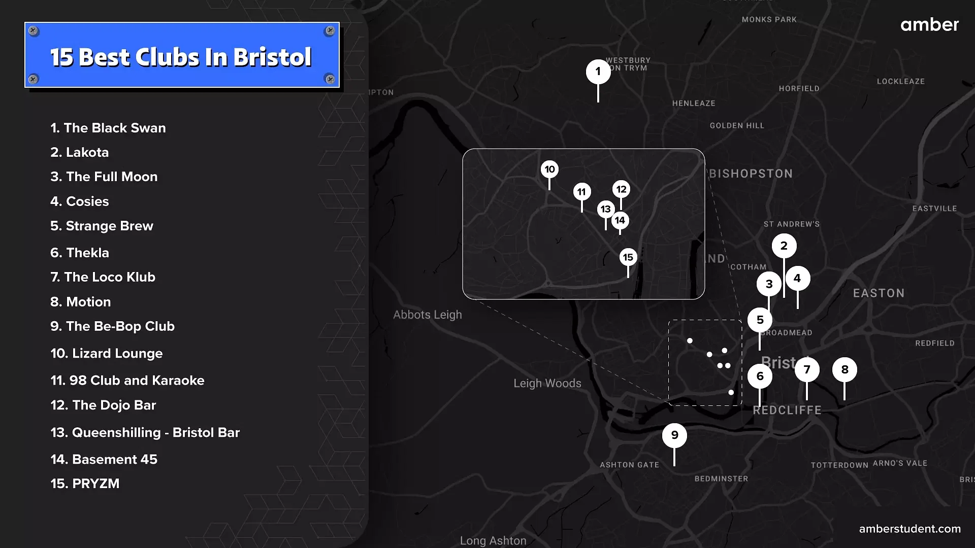 Best clubs in Bristol