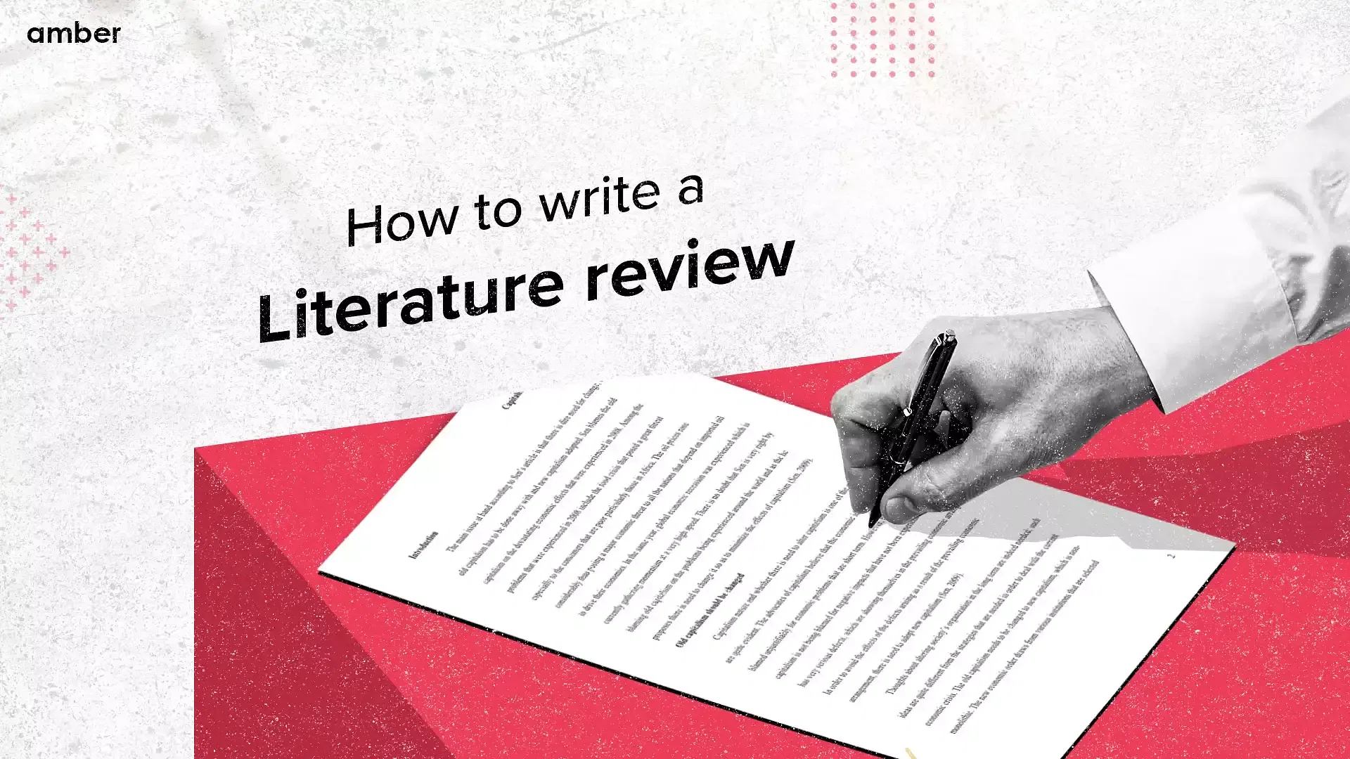 Literature review for a college research paper