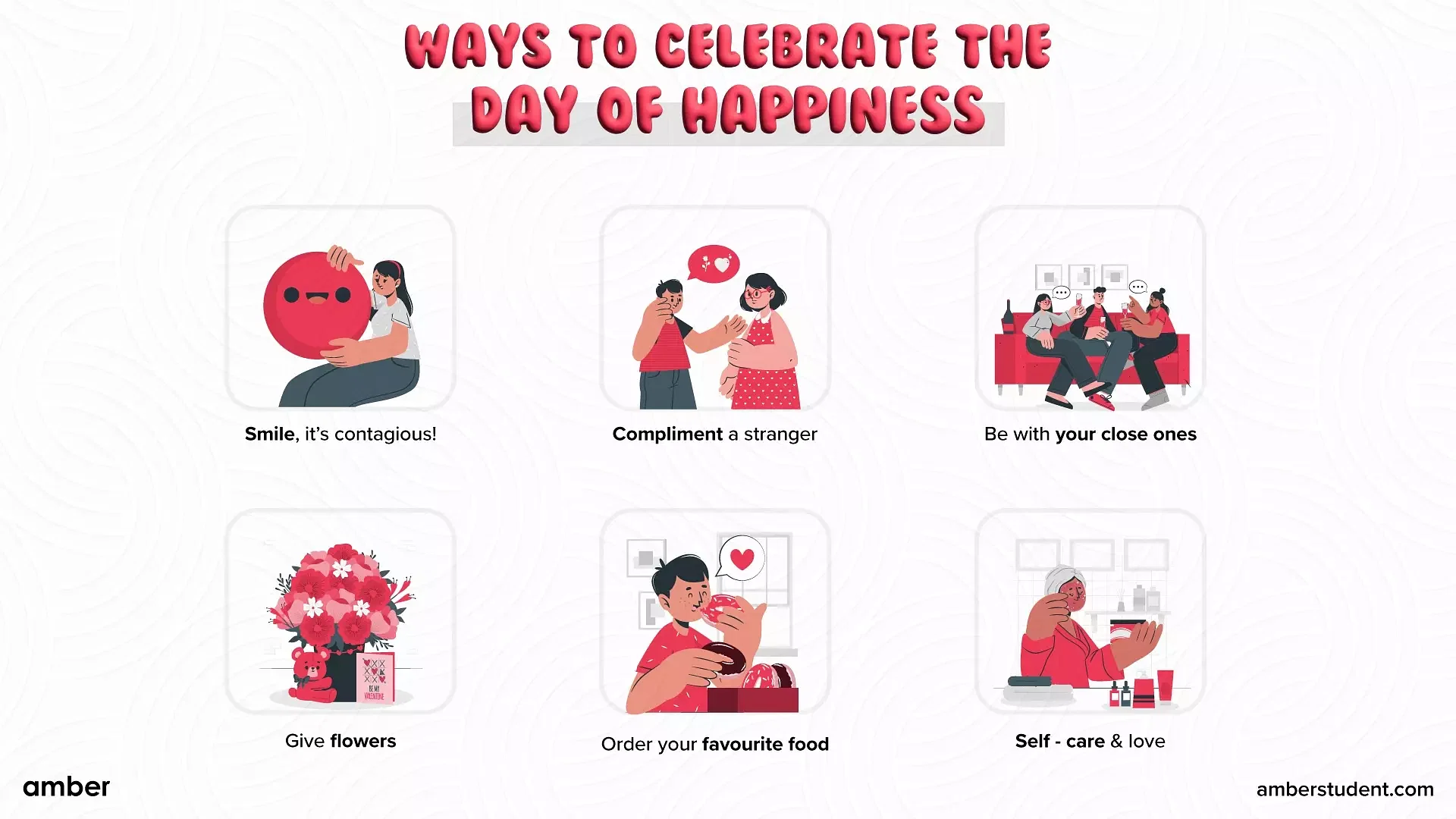 ways to celebrate the day of happiness