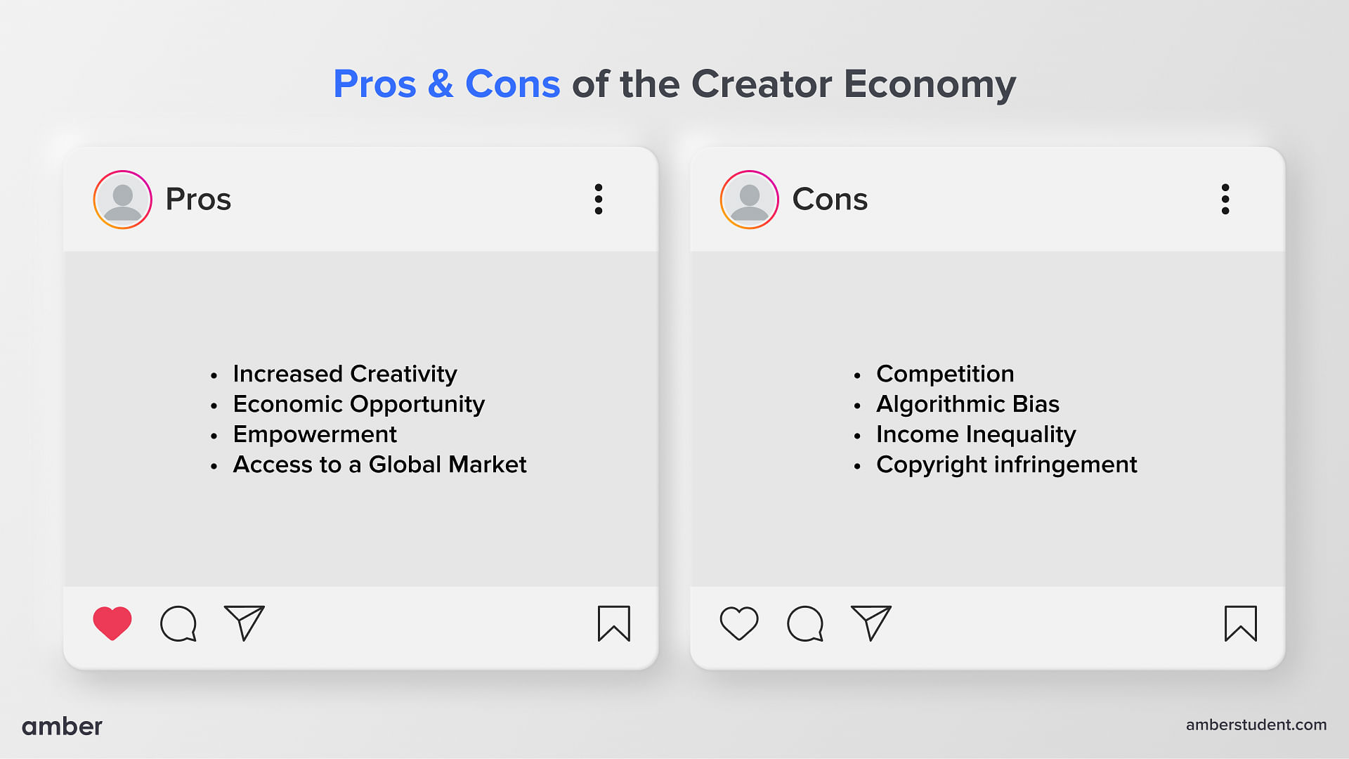 Pros and Cons of the creator economy  