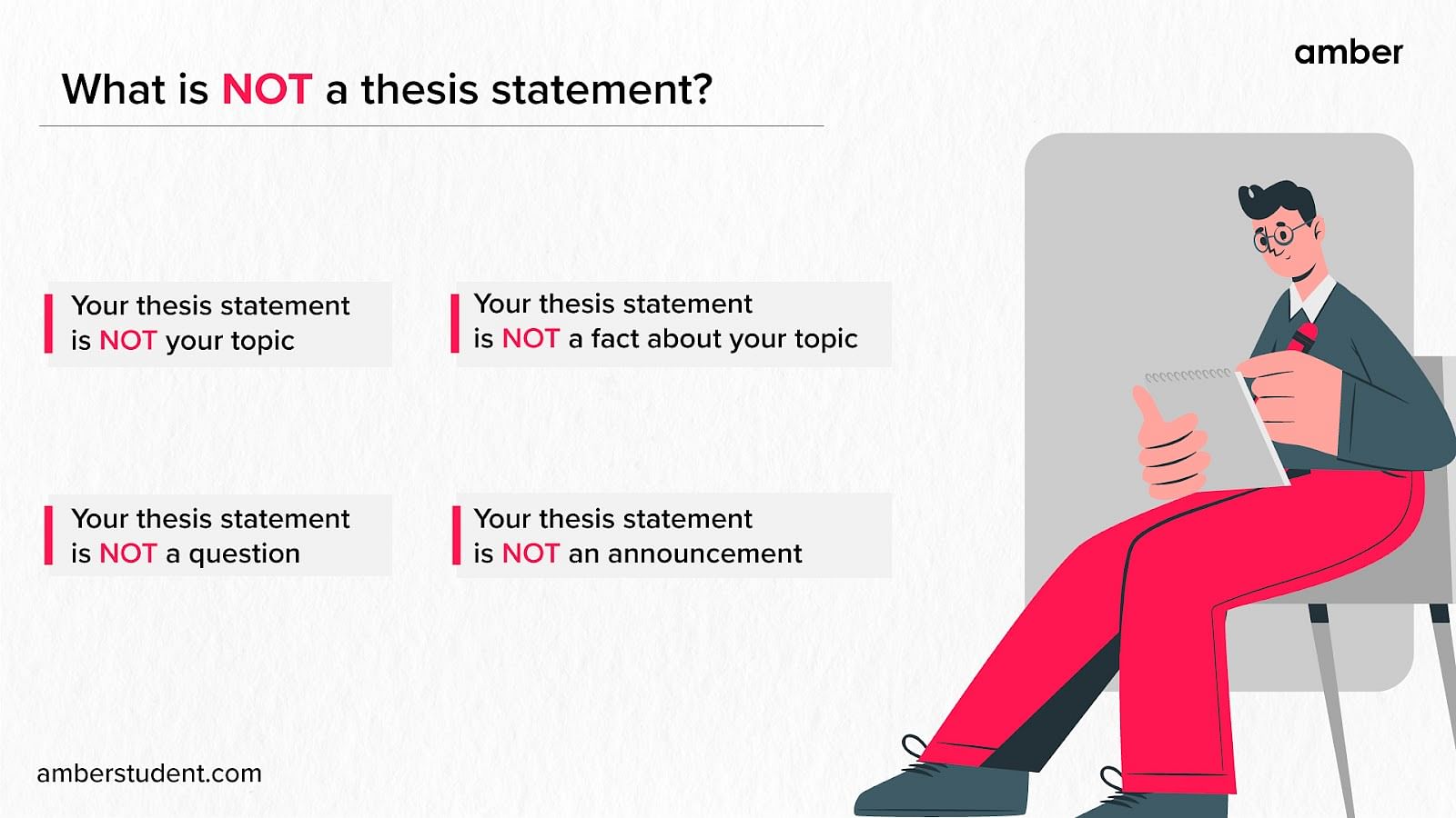 What is NOT a thesis statement?