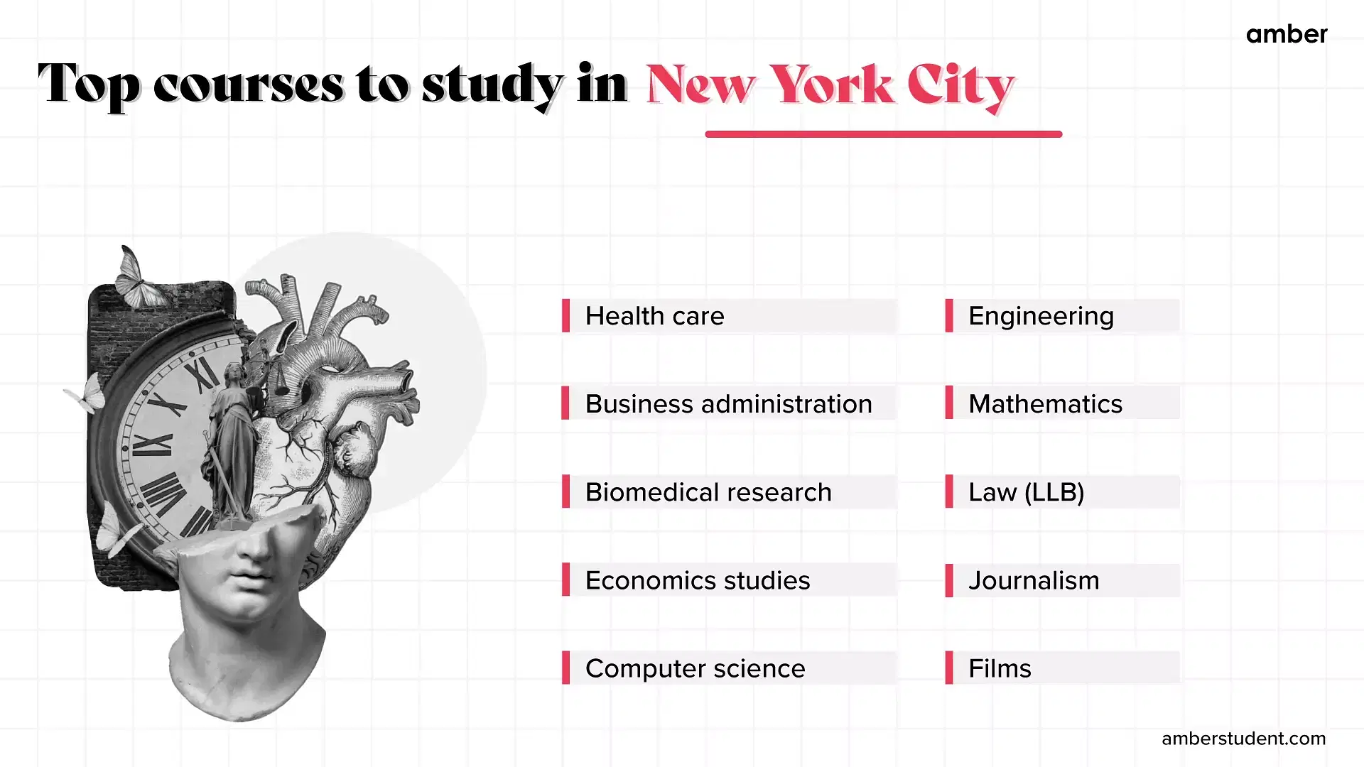 Top courses to study in New York City