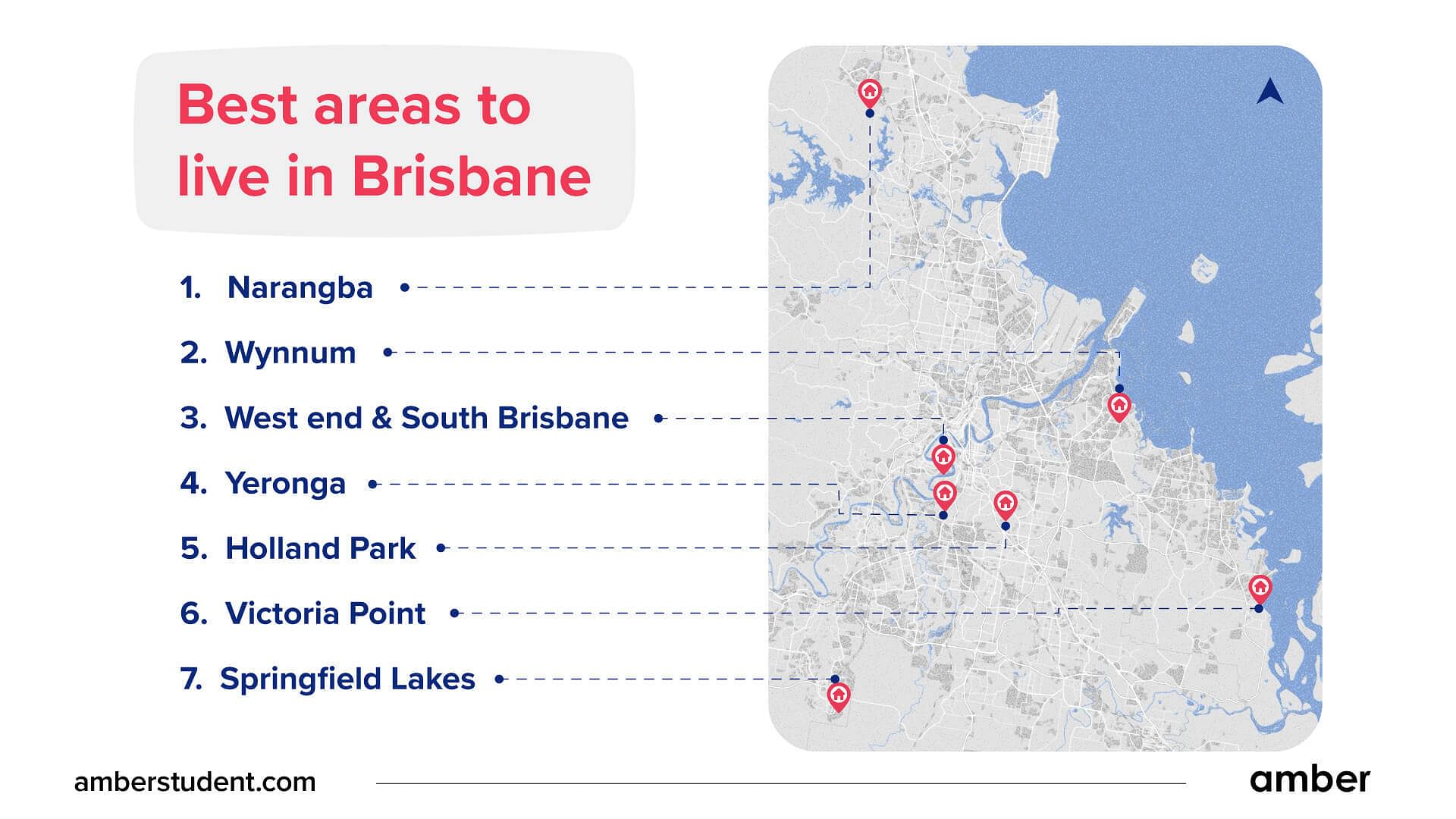 Best areas to live in Brisbane